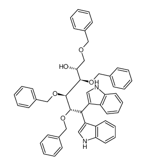 D-Glucitol,1-deoxy-1,1-di-1H-indol-3-yl-2,3,4,6-tetrakis-O-(phenylmethyl)- CAS:196925-79-8 manufacturer & supplier