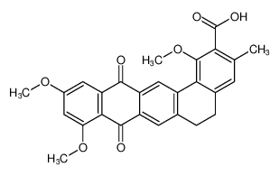 1,9,11-trimethoxy-3-methyl-8,13-dioxo-5,6,8,13-tetrahydrobenzo[a]tetracene-2-carboxylic acid CAS:196926-30-4 manufacturer & supplier