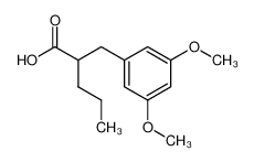 2-(3,5-dimethoxybenzyl)pentanoic acid CAS:196926-69-9 manufacturer & supplier