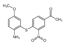 2-Nitro-6'-amino-3'-methoxy-4-acetyl-diphenylsulfid CAS:19693-13-1 manufacturer & supplier