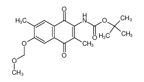 (6-Methoxymethoxy-3,7-dimethyl-1,4-dioxo-1,4-dihydro-naphthalen-2-yl)-carbamic acid tert-butyl ester CAS:196934-17-5 manufacturer & supplier