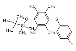 tert-Butyl-[4-(4-fluoro-phenylsulfanyl)-2,3,5,6-tetramethyl-phenoxy]-dimethyl-silane CAS:196944-23-7 manufacturer & supplier