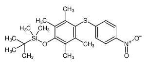 tert-butyldimethyl(2,3,5,6-tetramethyl-4-((4-nitrophenyl)thio)phenoxy)silane CAS:196944-51-1 manufacturer & supplier