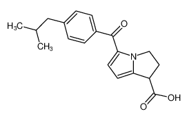 5-(4-isobutylbenzoyl)-2,3-dihydro-1H-pyrrolizine-1-carboxylic acid CAS:196945-75-2 manufacturer & supplier