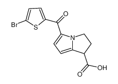 5-(5-bromothiophene-2-carbonyl)-2,3-dihydro-1H-pyrrolizine-1-carboxylic acid CAS:196945-78-5 manufacturer & supplier