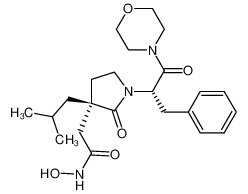 [S-(R*,R*)]-N-Hydroxy-3-(2-methylpropyl)-1-[2-(4-morpholinyl)-2-oxo-1-(phenylmethyl)ethyl]-2-oxo-3-pyrrolidineacetamide CAS:196950-68-2 manufacturer & supplier