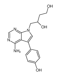 4-(4-amino-5-(4-hydroxyphenyl)-7H-pyrrolo[2,3-d]pyrimidin-7-yl)butane-1,3-diol CAS:196964-06-4 manufacturer & supplier