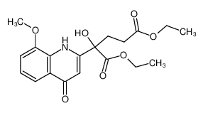 diethyl 2-(1,4-dihydro-8-methoxy-4-oxoquinolin-2-yl)-2-hydroxypentandioate CAS:197007-12-8 manufacturer & supplier