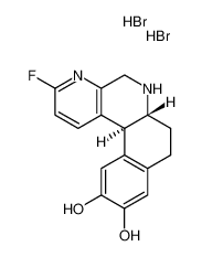 (6aR,12bS)-3-fluoro-5,6,6a,7,8,12b-hexahydronaphtho[1,2-f][1,7]naphthyridine-10,11-diol dihydrobromide CAS:197007-60-6 manufacturer & supplier