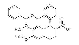 rel-3-((benzyloxy)methyl)-4-((1R,2S)-6,7-dimethoxy-2-nitro-1,2,3,4-tetrahydronaphthalen-1-yl)pyridine CAS:197007-89-9 manufacturer & supplier