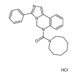 azocan-1-yl(3-phenylimidazo[1,5-c]quinazolin-6(5H)-yl)methanone hydrochloride CAS:197010-91-6 manufacturer & supplier