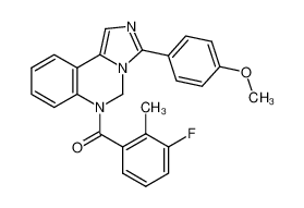 3-(4-Methoxyphenyl)-5,6-dihydro-6-(3-fluoro-2-methylbenzoyl)imidazo[1,5-c]quinazoline CAS:197011-09-9 manufacturer & supplier