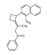 2-{2-[2-Benzenesulfinyl-1-methyl-eth-(E)-ylidene]-cyclobutyl}-1-vinyl-naphthalene CAS:197015-54-6 manufacturer & supplier