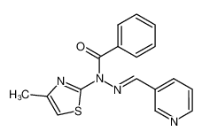 N-(4-methylthiazol-2-yl)-N'-(pyridin-3-ylmethylene)benzohydrazide CAS:19704-21-3 manufacturer & supplier