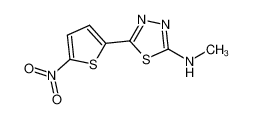 N-methyl-5-(5-nitrothiophen-2-yl)-1,3,4-thiadiazol-2-amine CAS:19706-32-2 manufacturer & supplier