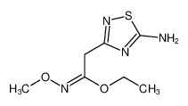 ethyl (E)-2-(5-amino-1,2,4-thiadiazol-3-yl)-N-methoxyacetimidate CAS:197075-79-9 manufacturer & supplier