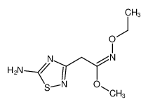 methyl (E)-2-(5-amino-1,2,4-thiadiazol-3-yl)-N-ethoxyacetimidate CAS:197075-82-4 manufacturer & supplier