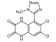 6,7-dichloro-5-(1-methyl-1H-1,2,4-triazol-5-yl)-1,4-dihydroquinoxaline-2,3-dione CAS:197076-30-5 manufacturer & supplier