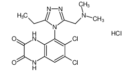 6,7-dichloro-5-(3-((dimethylamino)methyl)-5-ethyl-4H-1,2,4-triazol-4-yl)-1,4-dihydroquinoxaline-2,3-dione hydrochloride CAS:197076-39-4 manufacturer & supplier