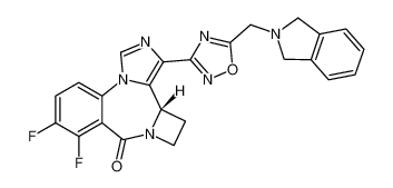 (S)-7,8-difluoro-1-(5-(isoindolin-2-ylmethyl)-1,2,4-oxadiazol-3-yl)-12,12a-dihydro-9H,11H-azeto[1,2-a]benzo[e]imidazo[5,1-c][1,4]diazepin-9-one CAS:197082-53-4 manufacturer & supplier