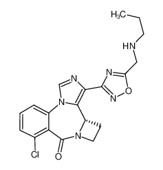 (S)-8-chloro-1-(5-propylaminomethyl-1,2,4-oxadiazol-3-yl)-12,12a-dihydro-9H,11H-azeto[2,1-c]imidazo[1,5-a][1,4]benzodiazepin-9-one CAS:197082-91-0 manufacturer & supplier