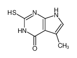 5-methyl-2-thioxo-1,2,3,7-tetrahydro-pyrrolo[2,3-d]pyrimidin-4-one CAS:1971-21-7 manufacturer & supplier