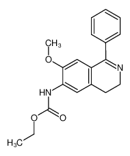 (7-methoxy-1-phenyl-3,4-dihydro-isoquinolin-6-yl)-carbamic acid ethyl ester CAS:19712-56-2 manufacturer & supplier