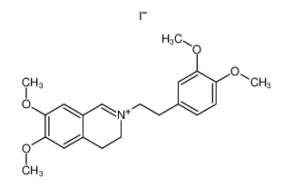 2-[2-(3,4-Dimethoxy-phenyl)-ethyl]-6,7-dimethoxy-3,4-dihydro-isoquinolinium; iodide CAS:19713-38-3 manufacturer & supplier