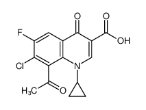 8-acetyl-7-chloro-1-cyclopropyl-6-fluoro-4-oxo-1,4-dihydroquinoline-3-carboxylic acid CAS:197143-62-7 manufacturer & supplier