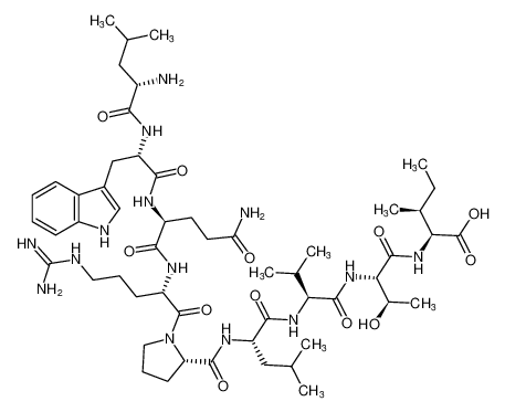 L-Isoleucine,L-leucyl-L-tryptophyl-L-glutaminyl-L-arginyl-L-prolyl-L-leucyl-L-valyl-L-threonyl- CAS:197155-88-7 manufacturer & supplier