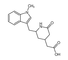 [2-(1-methyl-indol-3-ylmethyl)-6-oxo-piperidin-4-yl]-acetic acid CAS:19716-32-6 manufacturer & supplier