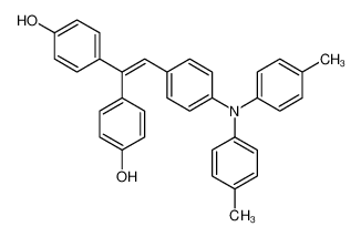 4-[1-(4-hydroxyphenyl)-2-[4-(4-methyl-N-(4-methylphenyl)anilino)phenyl]ethenyl]phenol CAS:197162-59-7 manufacturer & supplier