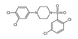 1-(3,4-dichlorophenyl)-4-(2,5-dichlorophenyl)sulfonylpiperazine CAS:197166-39-5 manufacturer & supplier