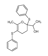 2,5-bis(phenylthio)-3,4-dihydro-2-(1-hydroxyethyl)-6-methyl-2H-pyran CAS:19718-59-3 manufacturer & supplier