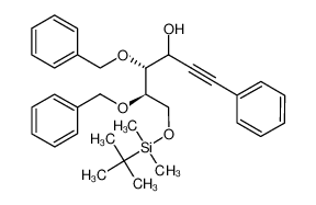 (4R,5R)-4,5-Bis-benzyloxy-6-(tert-butyl-dimethyl-silanyloxy)-1-phenyl-hex-1-yn-3-ol CAS:197219-76-4 manufacturer & supplier