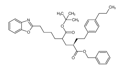 5-benzyl 1-(tert-butyl) (4R)-2-(4-(benzo[d]oxazol-2-yl)butyl)-4-(4-propylphenethyl)pentanedioate CAS:197230-39-0 manufacturer & supplier