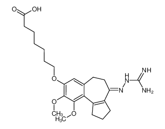 7-((4-((aminoiminomethyl) hydrazono)-9,10-dimethoxy-1, 2,3,4,5,6-hexahydro-8-benz(e)azulenyl)oxy)-heptanoic acid CAS:197233-48-0 manufacturer & supplier