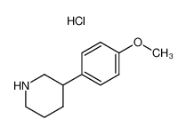 3-(4-methoxyphenyl)piperidine hydrochloride CAS:19724-83-5 manufacturer & supplier