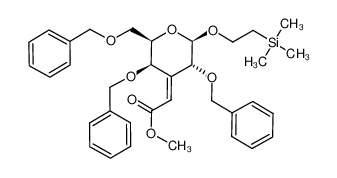 [(2R,3R,5R,6R)-3,5-Bis-benzyloxy-2-benzyloxymethyl-6-(2-trimethylsilanyl-ethoxy)-tetrahydro-pyran-(4E)-ylidene]-acetic acid methyl ester CAS:197243-27-9 manufacturer & supplier