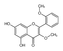 5,7-dihydroxy-3-methoxy-2-(2-methoxy-phenyl)-chromen-4-one CAS:197245-66-2 manufacturer & supplier