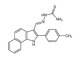 2-((2-(p-tolyl)-1H-benzo[g]indol-3-yl)methylene)hydrazine-1-carbothioamide CAS:19727-74-3 manufacturer & supplier