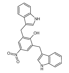 2,6-di-indol-3-ylmethyl-4-nitro-phenol CAS:19727-78-7 manufacturer & supplier