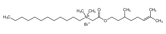 N-(2-((3,7-dimethyloct-6-en-1-yl)oxy)-2-oxoethyl)-N,N-dimethyldodecan-1-aminium bromide CAS:197295-10-6 manufacturer & supplier