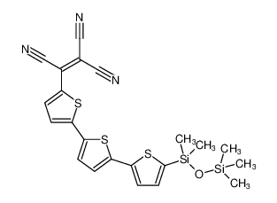 2-(5'-(1,1,3,3,3-pentamethyldisiloxaneyl)-[2,2':5',2'-terthiophen]-5-yl)ethene-1,1,2-tricarbonitrile CAS:197296-23-4 manufacturer & supplier