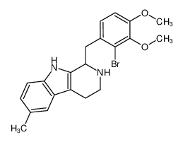 1-(2-bromo-3,4-dimethoxybenzyl)-6-methyl-2,3,4,9-tetrahydro-1H-pyrido[3,4-b]indole CAS:197297-24-8 manufacturer & supplier