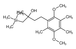 4-(2,5-dimethoxy-3,4,6-trimethylphenyl)-2-methyl-1-trimethylsilylbutan-2-ol CAS:197297-82-8 manufacturer & supplier