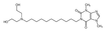 1-(11-(bis(2-hydroxyethyl)amino)undecyl)-3,7-dimethyl-3,7-dihydro-1H-purine-2,6-dione CAS:197304-64-6 manufacturer & supplier