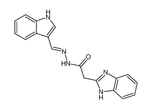 (1H-benzoimidazol-2-yl)-acetic acid indol-3-ylmethylene-hydrazide CAS:19731-29-4 manufacturer & supplier