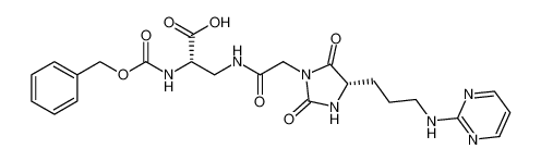 L-Alanine,3-[[[(4S)-2,5-dioxo-4-[3-(2-pyrimidinylamino)propyl]-1-imidazolidinyl]acetyl]amino]-N-[(phenylmethoxy)carbonyl]- CAS:197357-69-0 manufacturer & supplier