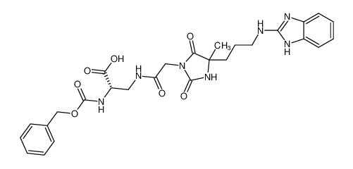 L-Alanine,3-[[[4-[3-(1H-benzimidazol-2-ylamino)propyl]-4-methyl-2,5-dioxo-1-imidazolidinyl]acetyl]amino]-N-[(phenylmethoxy)carbonyl]- CAS:197357-80-5 manufacturer & supplier